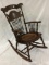 Ornate Pressed Spindle Back Rocker