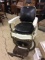 Old Porcelain Barber Chair by