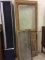 Antique House Door w/ Etched  Glass