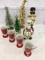 Group of Christmas Items Including