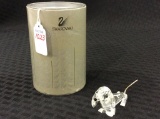 Swarovski Silver Crystal Dashund Figurine