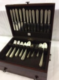 Set of Sterling Silver Flatware in Case