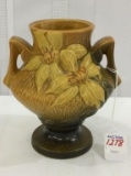 Roseville Clematis Dbl Handle Vase