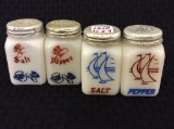 Lot of 4 Vintage Salt & Pepper Shakers