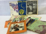 Collection of Vintage Sheet Music