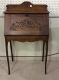 Antique Drop Front Ladies Writing Desk