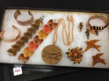 Collection of Ladies Mostly Copper & Amber