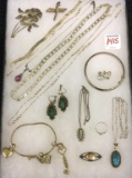 Collection of Ladies Sterling silver Costume