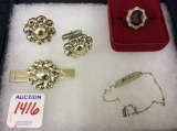 Collection of Sterling Silver Costume Jewelry