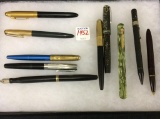 Collection of 10 Fountain Pens