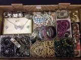 Lg. Box Lot of Ladies Costume Jewelry