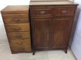 Lot of 2 Including 5 Drawer Chest &