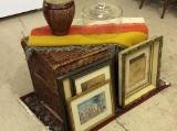 Lg. Bonaza Lot Including Wicker Trunk,