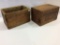 Lot of 2 Adv. Winchester Ammo Boxes