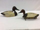 Lot of 2 Canvasback Drakes Including