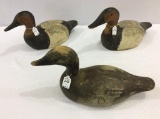 Lot of 3 Wisconsin Canvasbacks (19)