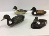 Lot of 4 Various Duck Decoys Including