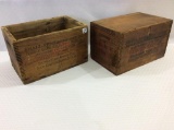 Lot of 2 Adv. Winchester Ammo Boxes