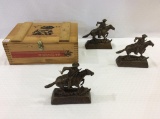 Lot of 4 Including 3 Sm. WInchester Statues &