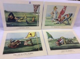 Lot of 4 Un-Framed & Sealed Prints From