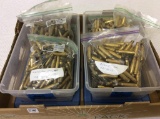 2 Bins with Brass Casings Including