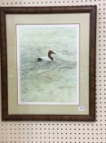 Framed, Signed & Numbered 116/850 Duck Print-1980