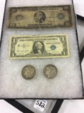 Collection of Coins & Paper Money Including