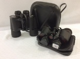 2 Pairs of Binoculars w/ Cases