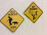 Lot of 2 Metal Signs Including Ducks Unlimited