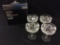 Set of 4 Kobe Crystal Diamond Cut