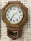 Keywind Wall Hanging Octagon Clock