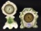 Lot of 2 Sm. Porcelain Clocks