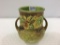 Roseville Dbl Handled Blackberry Vase