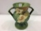 Roseville Dbl Handled Magnolia Vase