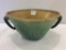 Green Dbl Handled Bowl