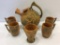 Lot of 6 Roseville Pottery Pieces