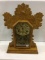 Antique Ingraham Keywind Kitchen Clock w/ Etched