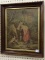 Old Antique Framed Print of Couple