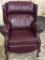 Lazy Boy Burgundy Kick Out Recliner