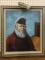 Framed & Signed Sea Captain Oil Painting