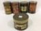 Lot of 5 Various Coffee TIns