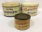 Lot of 3 Marshmallows Round Tins Including