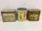 Lot of 3 Adv. Tobacco Tins Including