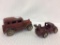 Lot of 2 Iron Toys Including Car & Sm. Wrecker