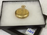 Gold Hunting Pocket Watch Case ONLY