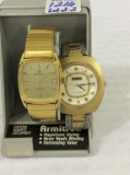 Lot of 2 Men's Wristwatches Including