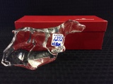 Signed Baccarat Crystal Labrador Retriever/