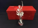 Signed Baccarat Crystal Ballerina Statue/Figurine