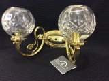 Waterford Wall Hanging Dbl Globe Light Fixture