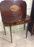 Antique Lift Top Convertible Table